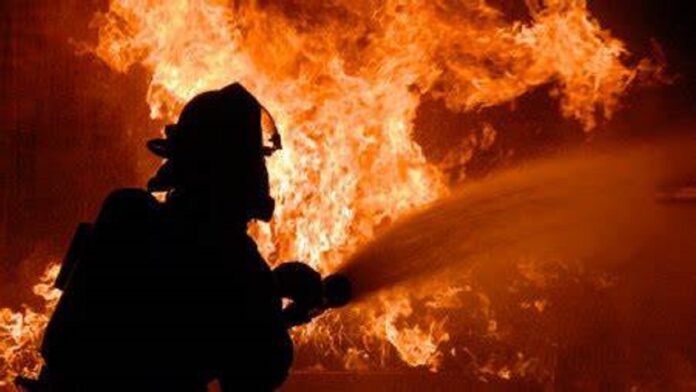 A house fire in Hokitika