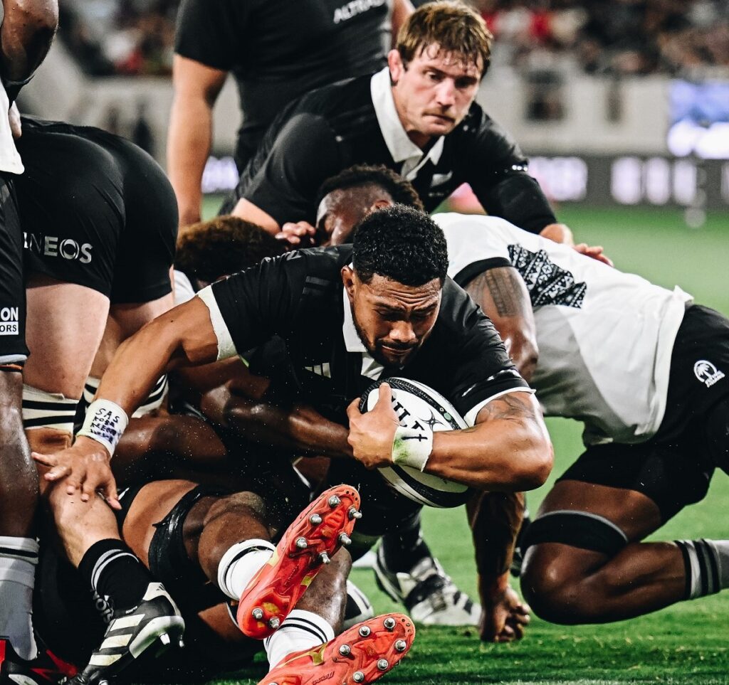 All Blacks against Fiji.