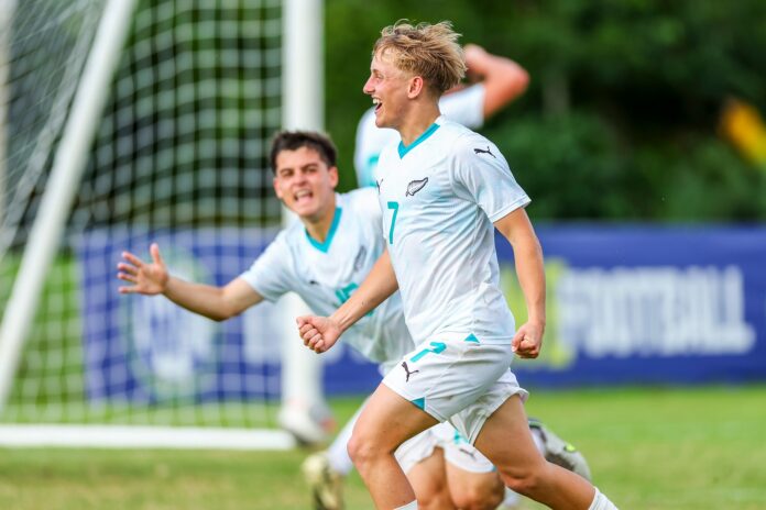 New Zealand celebrates the OFC Men's U-19 Championship 2024.