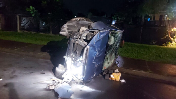 Accident along Princes Road in Tamavua