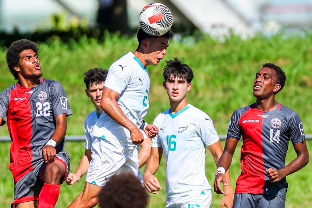 Tze Xuan Loke from New Zealand competing in the OFC Men's U-19 Championship 2024.