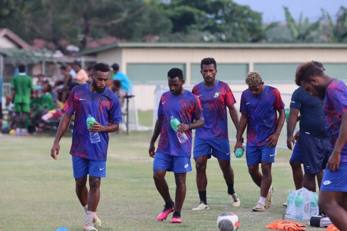 Solomon Islands National Men's football team is preparing for the Tri-Nations Series