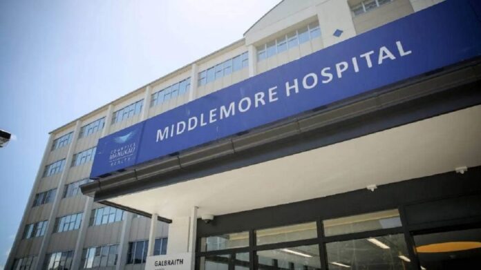 An individual with a gunshot wound is receiving treatment at Auckland's Middlemore Hospital.