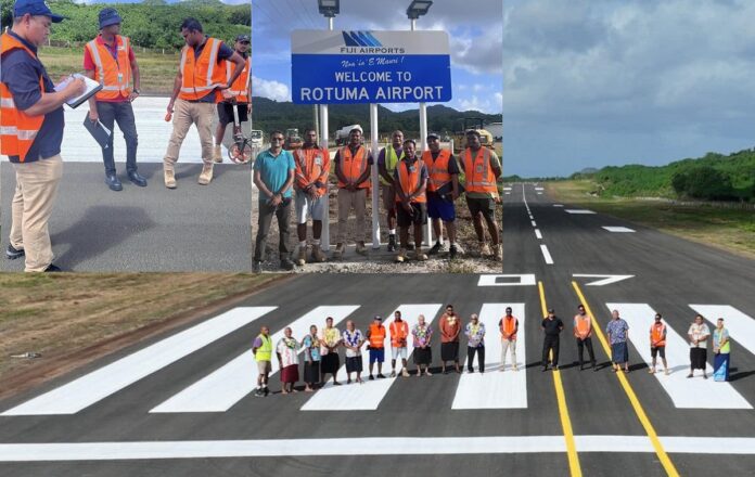 Fiji Airport has completed the upgrade of the Rotuma Airport runway