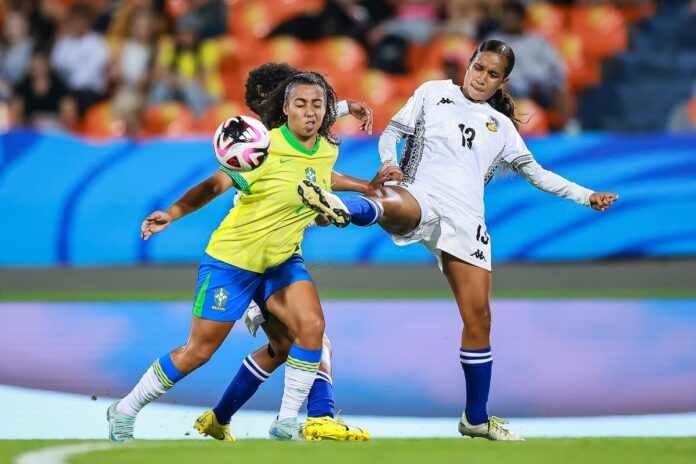 Brazil thumps Fiji's Young Kulas in the FIFA U-20 Women's World Cup in Colombia