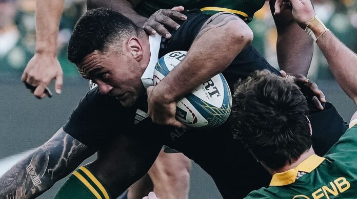 referee made a call in the All Blacks' loss to the Springboks