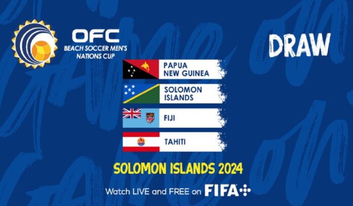 Fiji has partnered with the current champions in the OFC Beach Soccer Men’s Nations Cup 2024